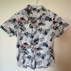 CACTUS MAN Men’s Casual Hawaiian Button Down Short Sleeve Shirt